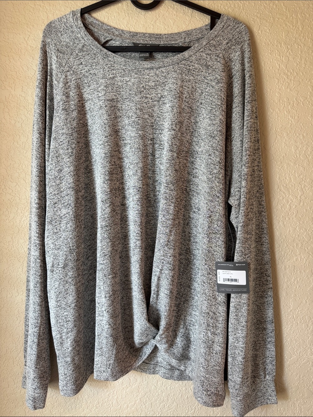 New Grey Eddie Bauer Lounge Tee